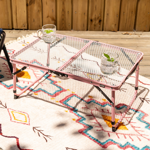 KZM Iron Mesh Slim Mini Table - Black-Goritta Works Sdn. Bhd. 202501017603 (1619017-X)