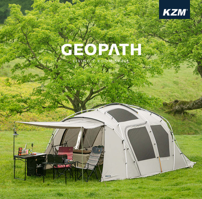 KZM Geopath 4-5 Person Tent - Gray-Goritta Works Sdn. Bhd. 202501017603 (1619017-X)