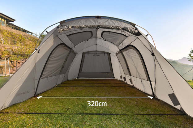 KZM Geopath 4-5 Person Tent - Gray-Goritta Works Sdn. Bhd. 202501017603 (1619017-X)
