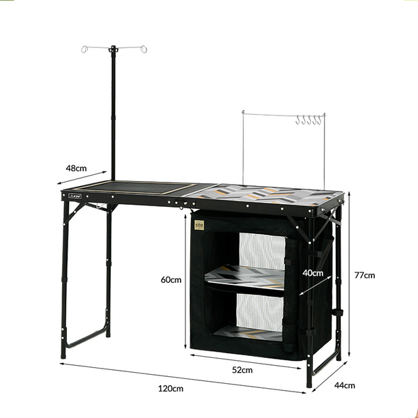 KZM Iron Mesh Cabinet Kitchen Table II-Goritta Works Sdn. Bhd. 202501017603 (1619017-X)