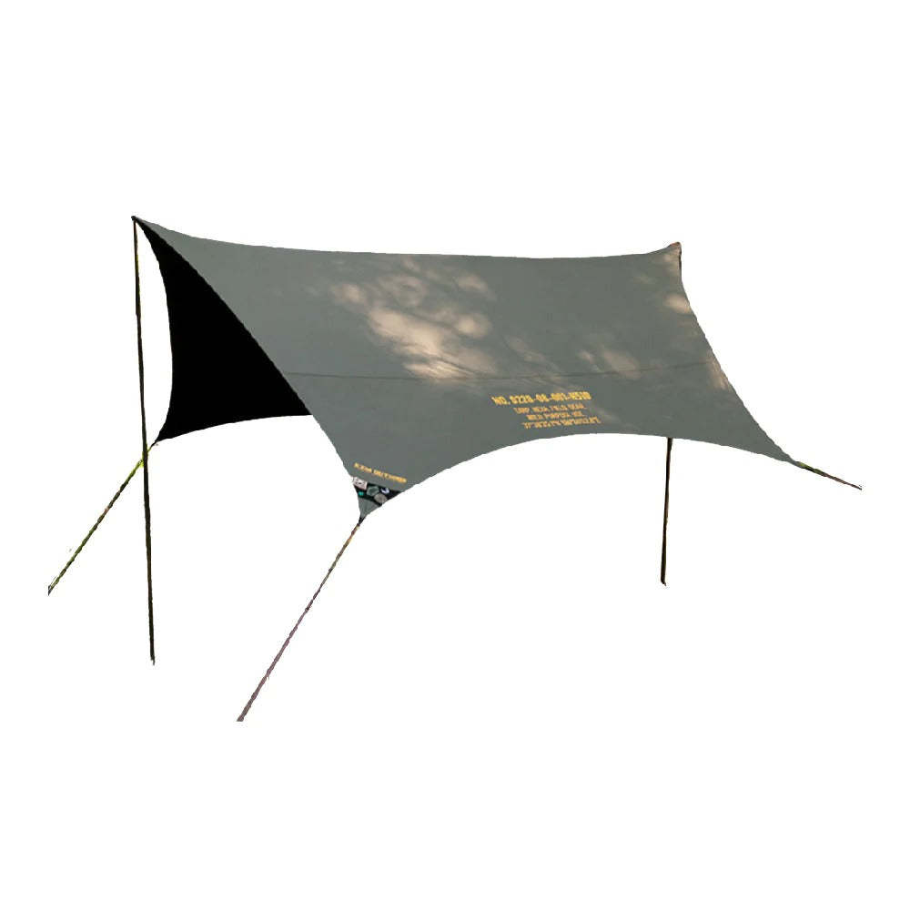 KZM Wild Field Hexa Tarp - Khaki – Goritta Works Sdn. Bhd