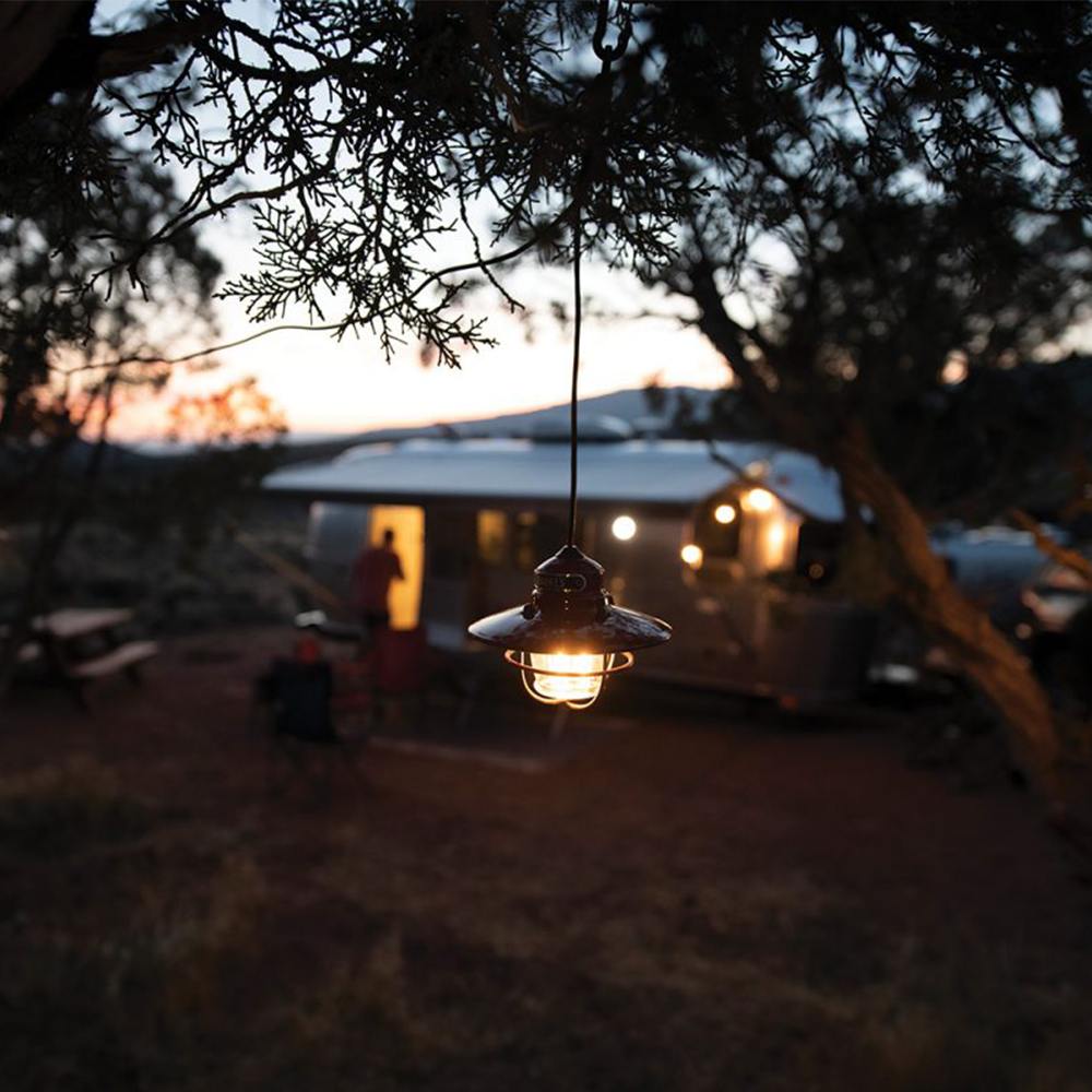 Barebones Edison String Lights in the outdoors