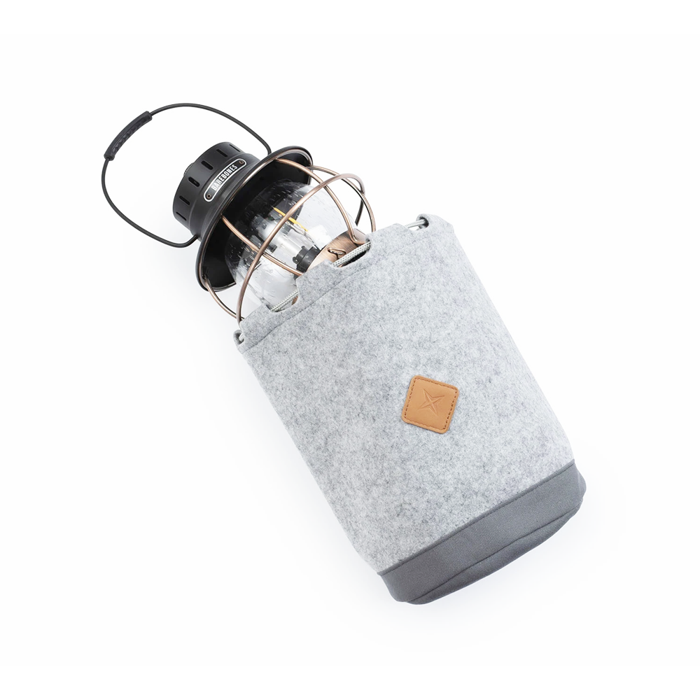 Barebones Felt Lantern Storage Bag with Lantern