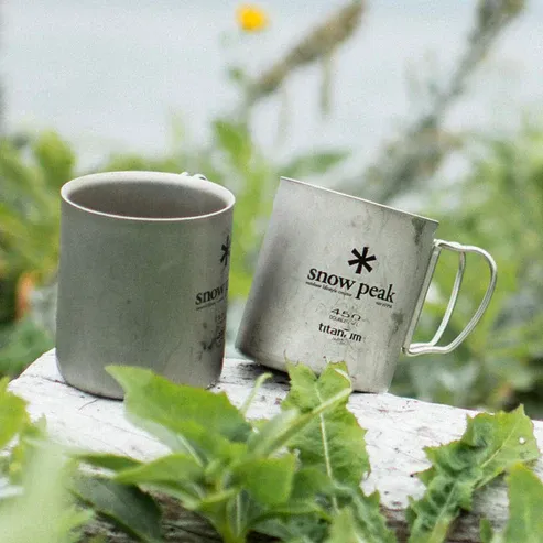 Snow Peak Titanium Double Wall Cup 450ml