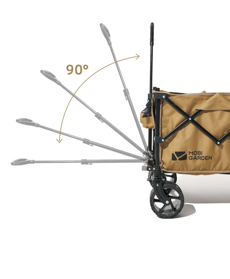 Mobi Garden YJ Folding Wagon S2 - Olive Green