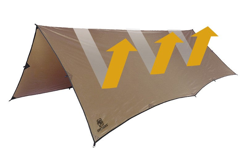OneTigris Bulwark Rain Fly 3-4 person Camping Tarp-Goritta Works Sdn. Bhd. 202501017603 (1619017-X)