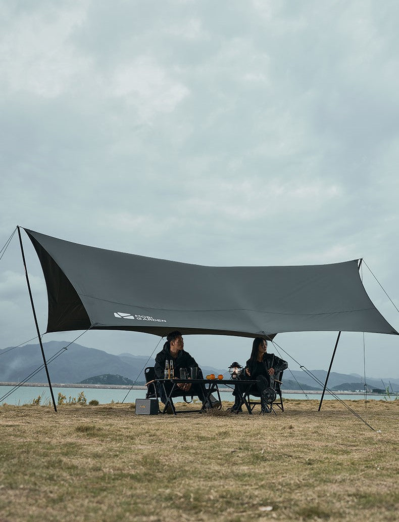 Mobi Garden 520 Black Coating Tarp - Black