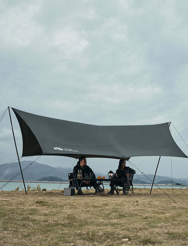 Mobi Garden 520 Black Coating Tarp - Black