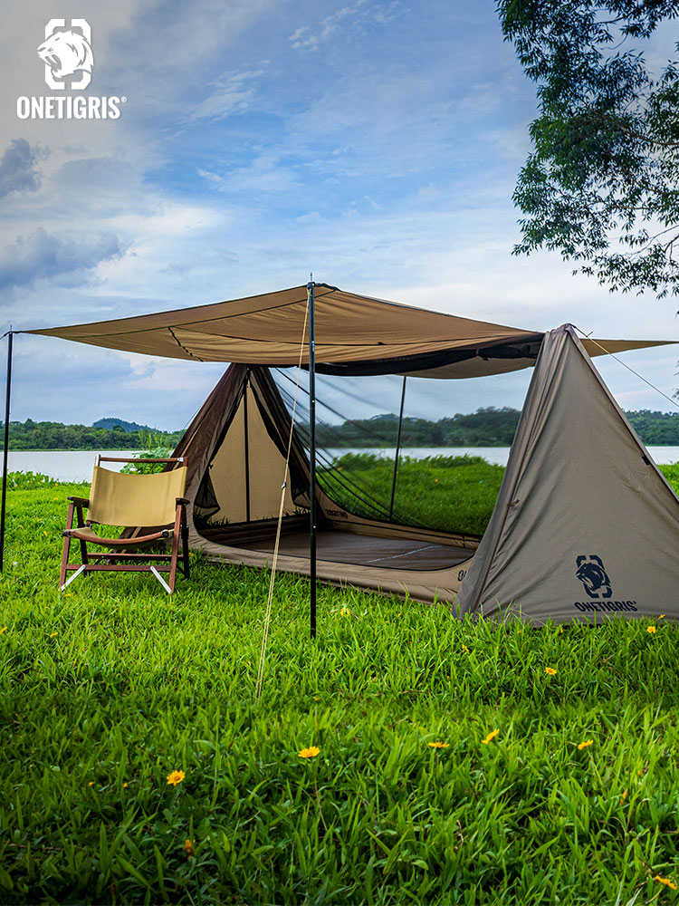 ONETIGRIS　OUTBACK　RETREAT　パップテント　中古 OneTigris Outback Retreat Camping 2 person tent – Goritta Works