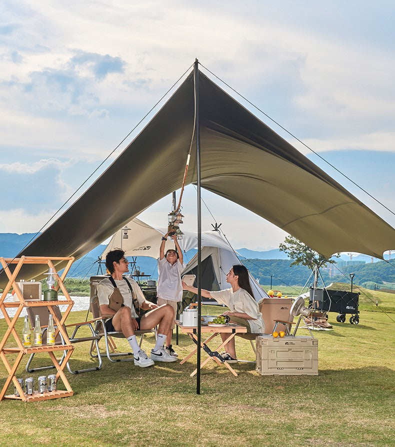 Mobi Garden 410 Black Coating Tarp - Black