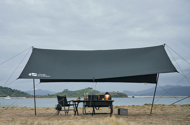 Mobi Garden 410 Black Coating Tarp - Black