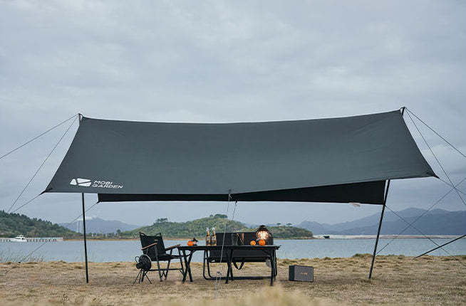 Mobi Garden 410 Black Coating Tarp - Black