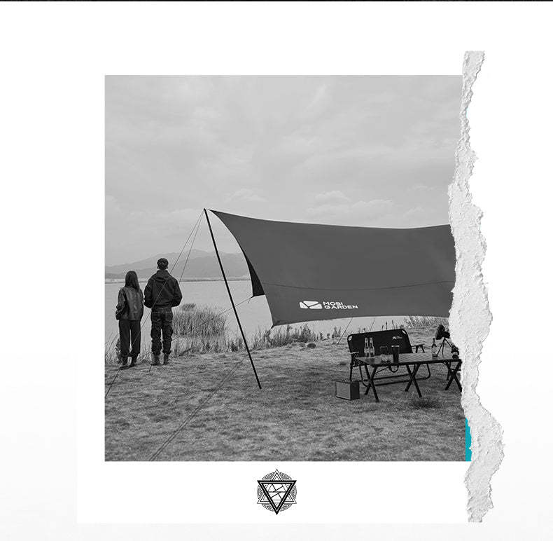 Mobi Garden 520 Black Coating Tarp - Black