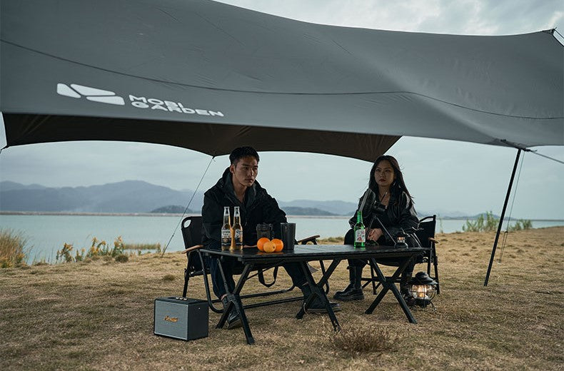 Mobi Garden 520 Black Coating Tarp - Black