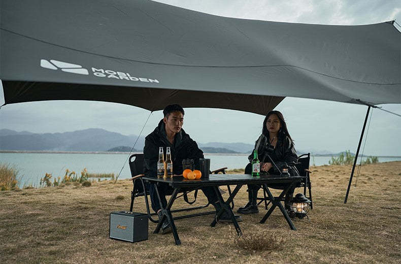 Mobi Garden 520 Black Coating Tarp - Black