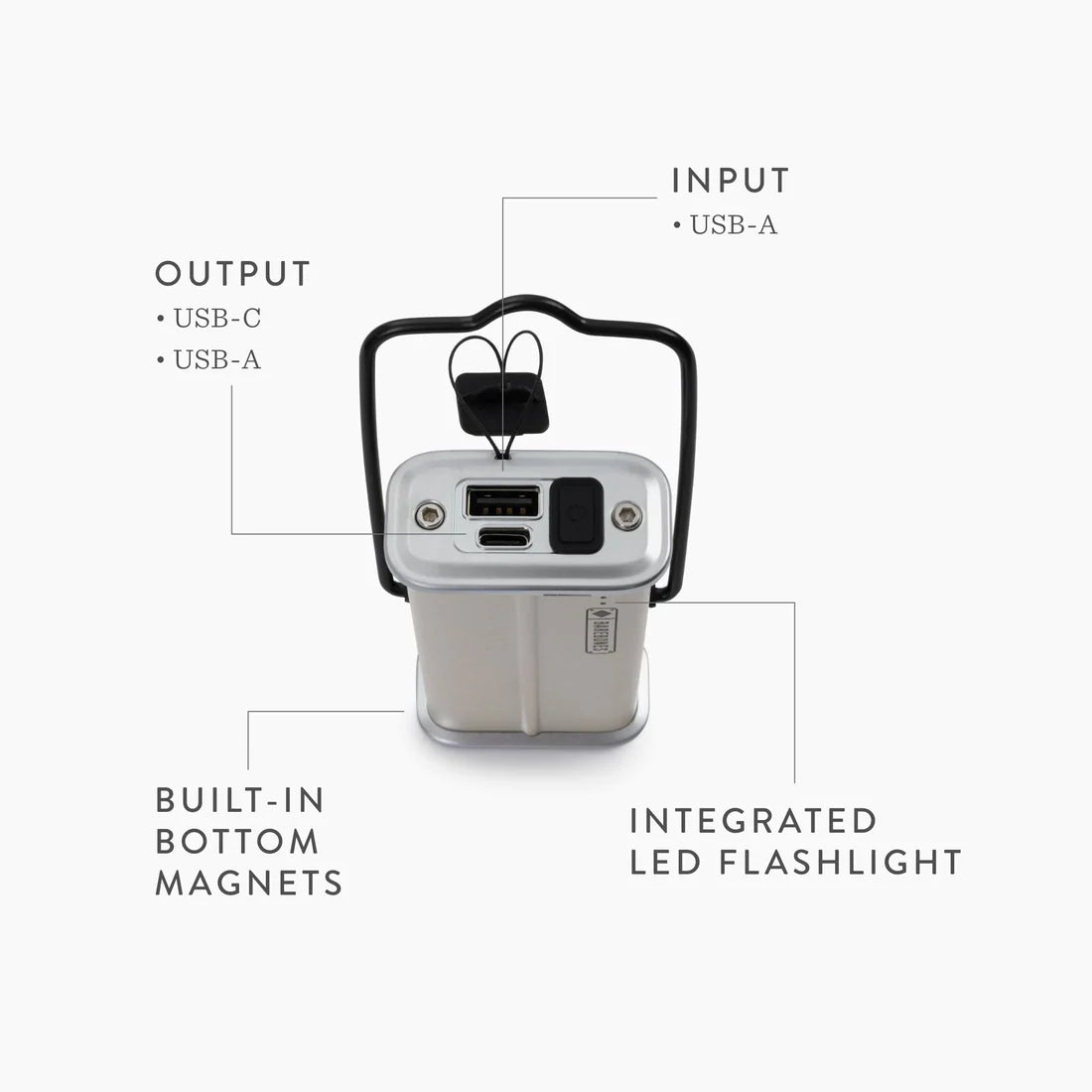 Barebones Power Bank 5000mah - Black