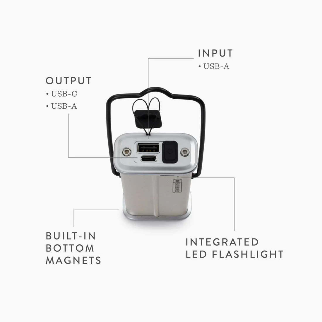 Barebones Power Bank 5000mah - Black