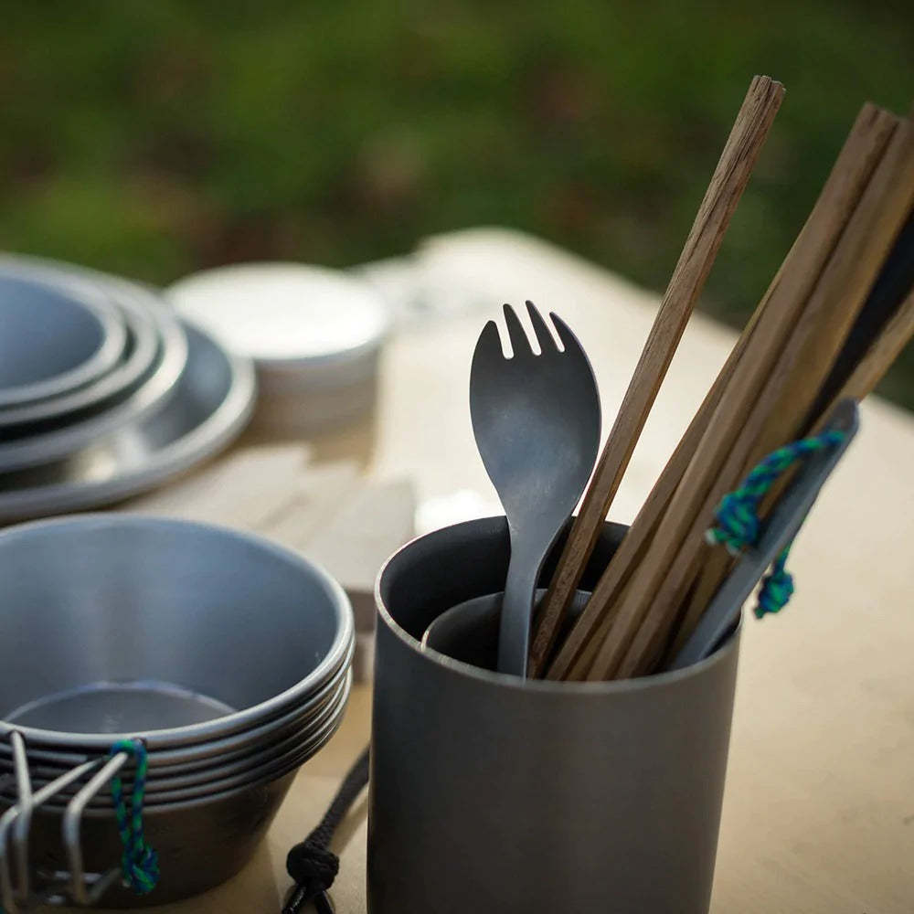 Snow Peak Titanium Spork - Silver-Goritta Works Sdn. Bhd. 202501017603 (1619017-X)