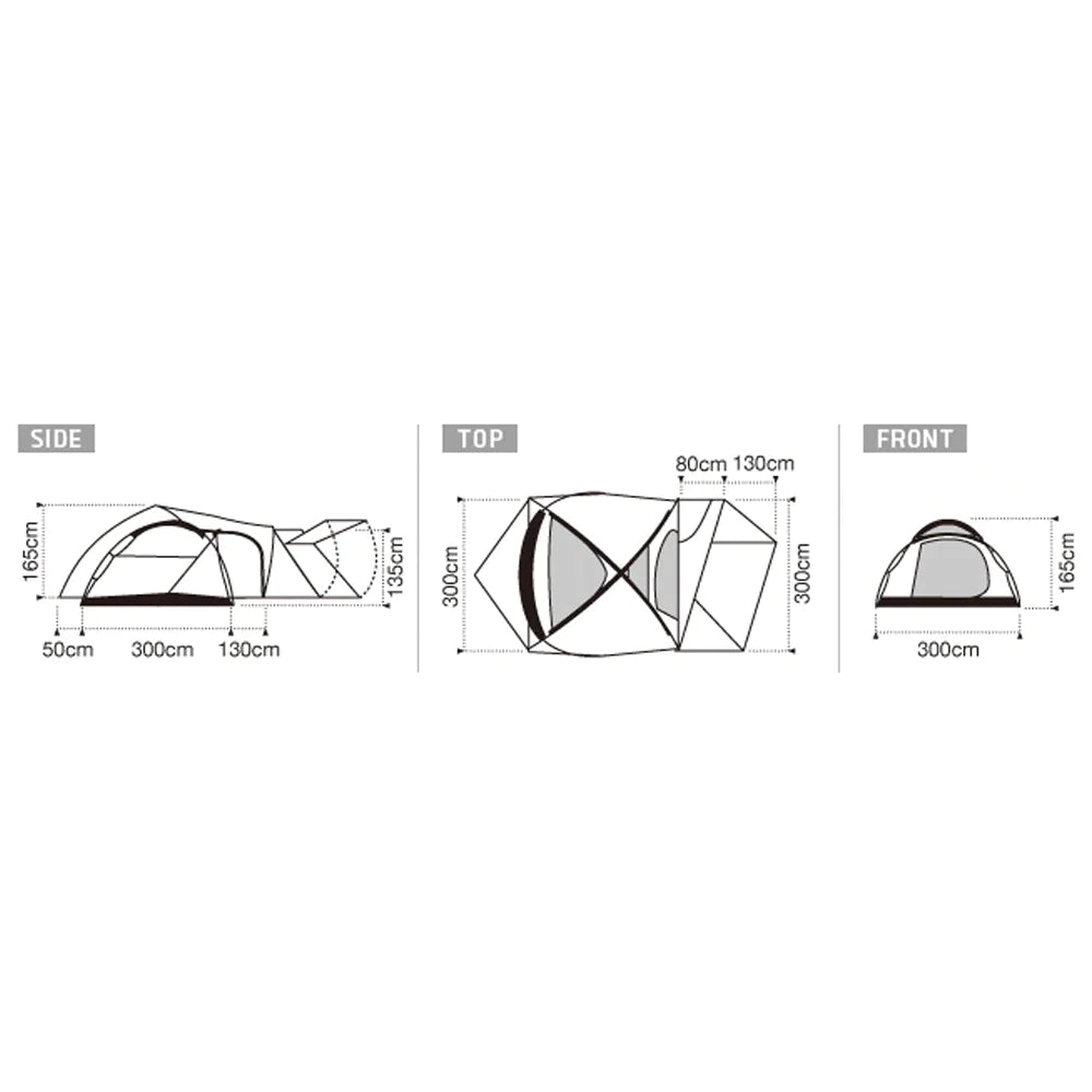 Snow Peak Amenity Dome L 4-6 person tent-Goritta Works Sdn. Bhd. 202501017603 (1619017-X)