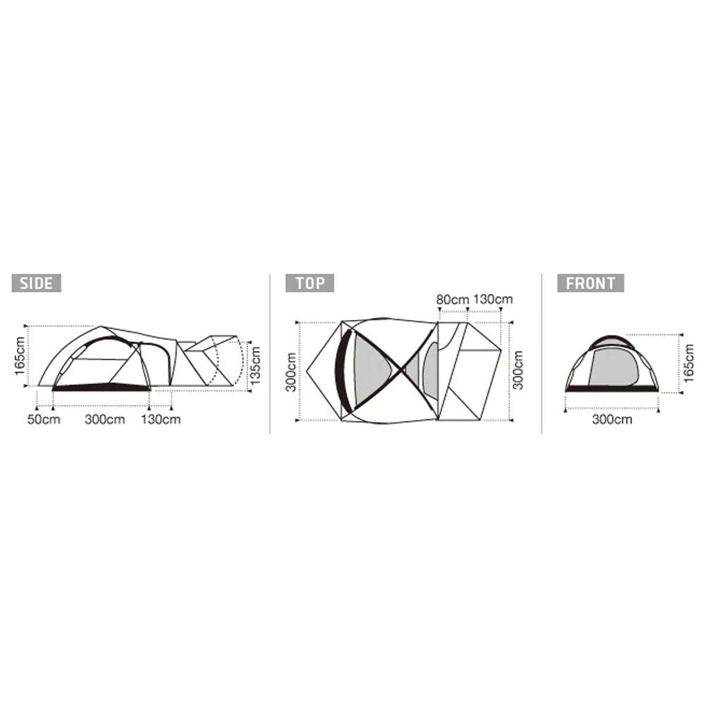Snow Peak Amenity Dome L 4-6 person tent-Goritta Works Sdn. Bhd. 202501017603 (1619017-X)