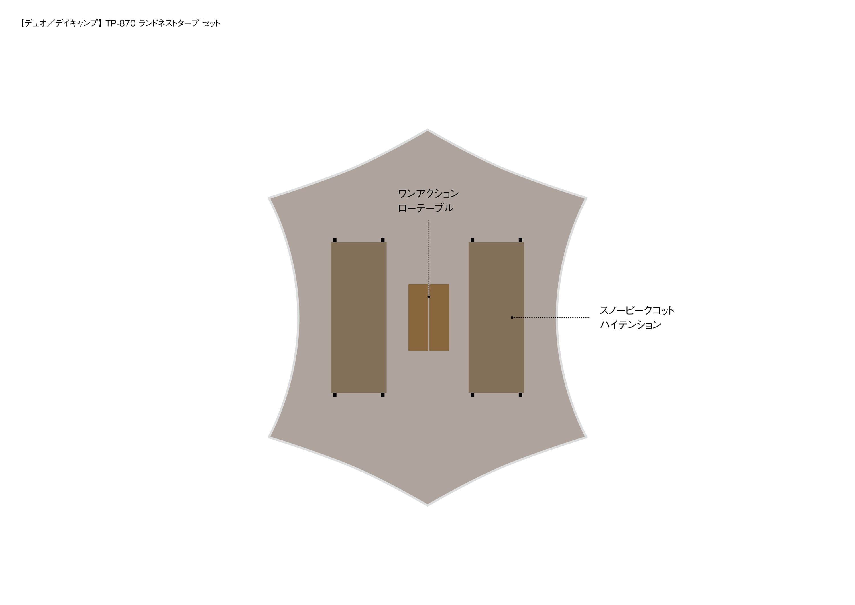 Snow Peak Land Nest Medium 3-4 person Tent with Tent Set-Goritta Works Sdn. Bhd. 202501017603 (1619017-X)
