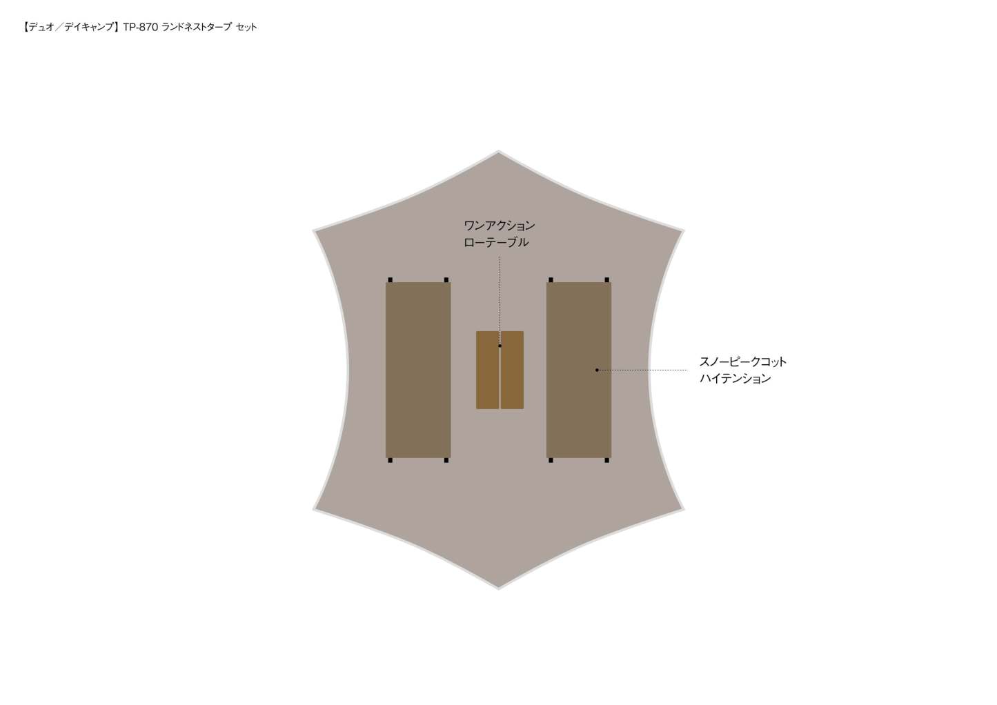 Snow Peak Land Nest Medium 3-4 person Tent with Tent Set-Goritta Works Sdn. Bhd. 202501017603 (1619017-X)