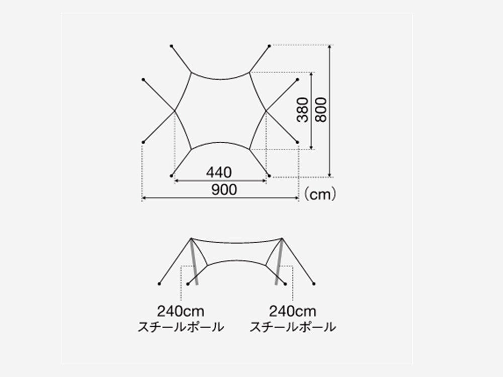 Snow Peak Land Nest Medium 3-4 person Tent with Tent Set – Goritta