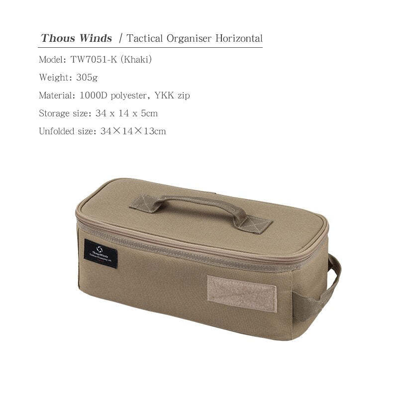 Thous Winds Tactical Organiser Horizontal - Khaki-Goritta Works Sdn. Bhd. 202501017603 (1619017-X)