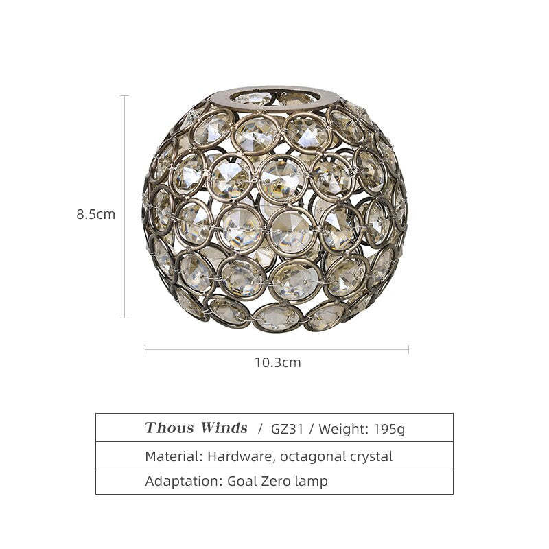 Thous Winds Goal Zero Light Crystal Ball GZ31 - Amber-Goritta Works Sdn. Bhd. 202501017603 (1619017-X)