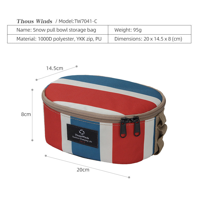 Thous Winds Sierra Cup Storage Bag - Red, White & Blue-Goritta Works Sdn. Bhd. 202501017603 (1619017-X)