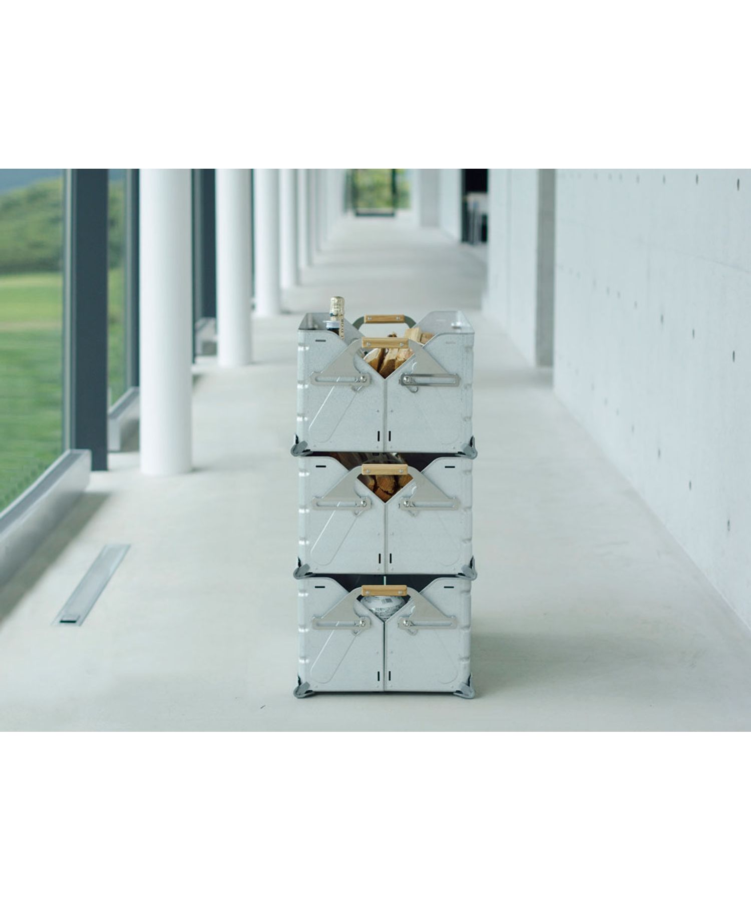 Snow Peak Stacking Shelf Container 25L