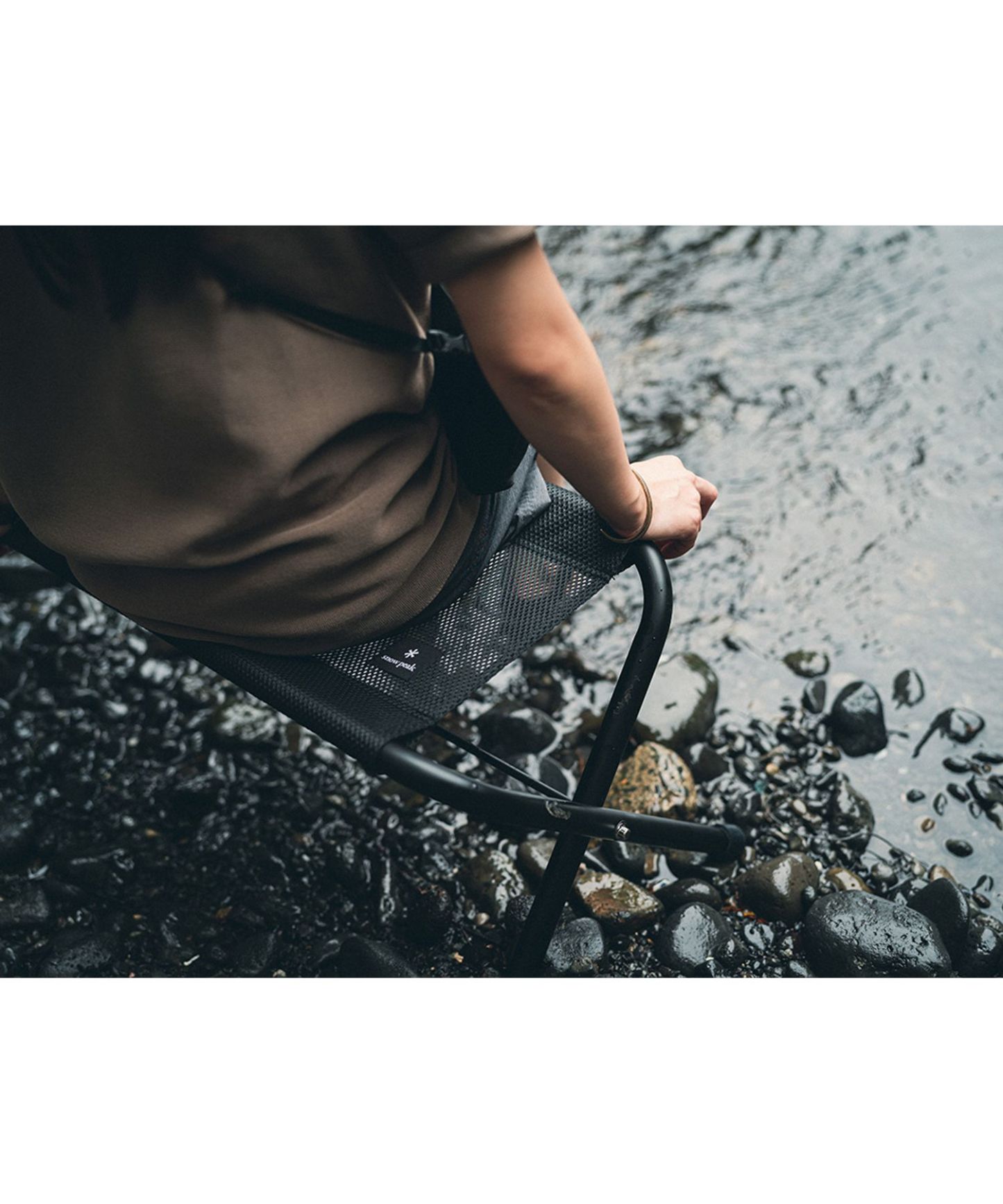 Snow Peak Mesh FD Bench Black