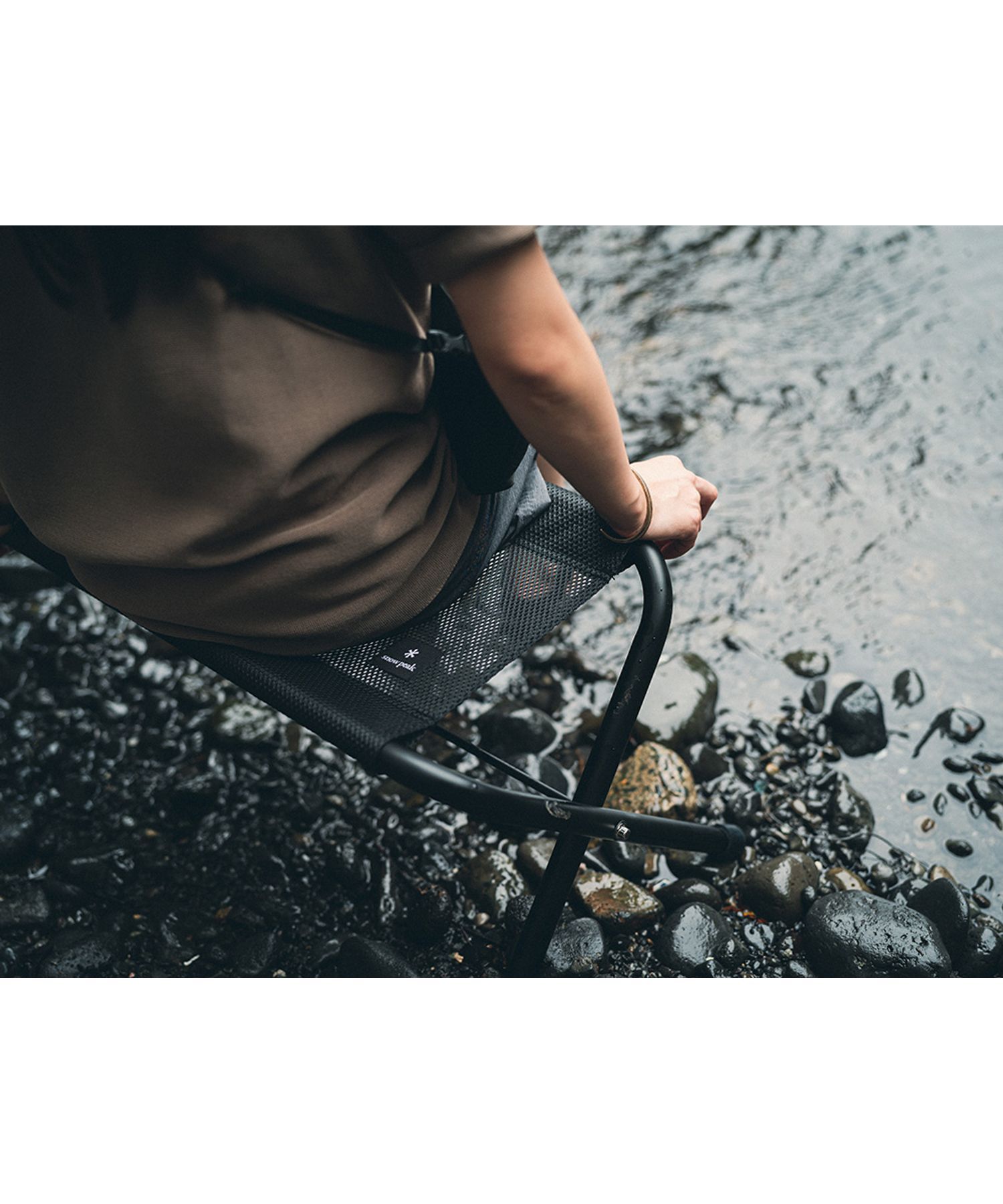 Snow Peak Mesh FD Bench Black