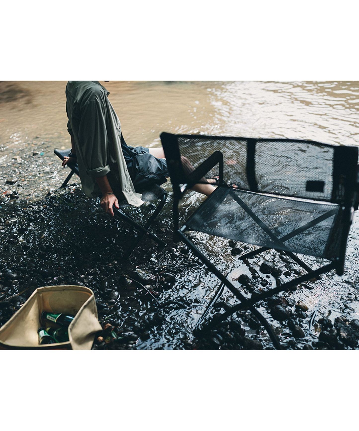 Snow Peak Mesh FD Bench Black