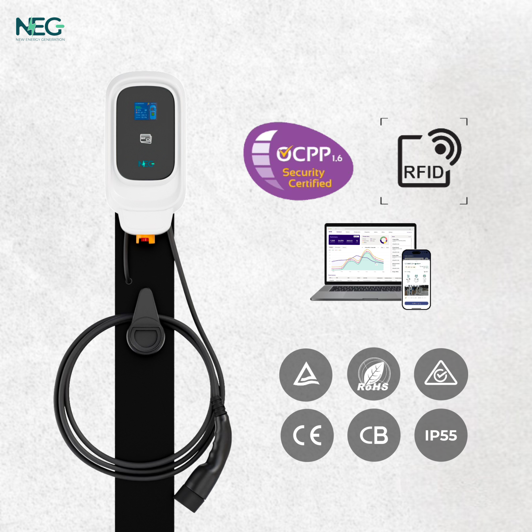 NEG Smart Box AC Charger | Suitable for EV car
