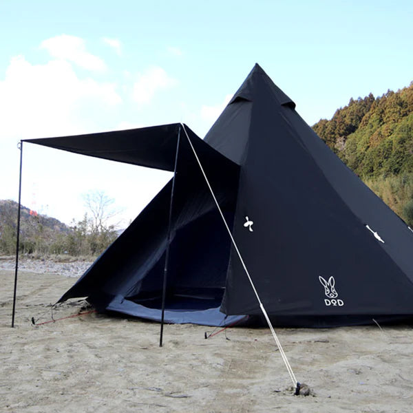 DoD One Pole 8 person Tent (L) - Black – Goritta Works Sdn. Bhd
