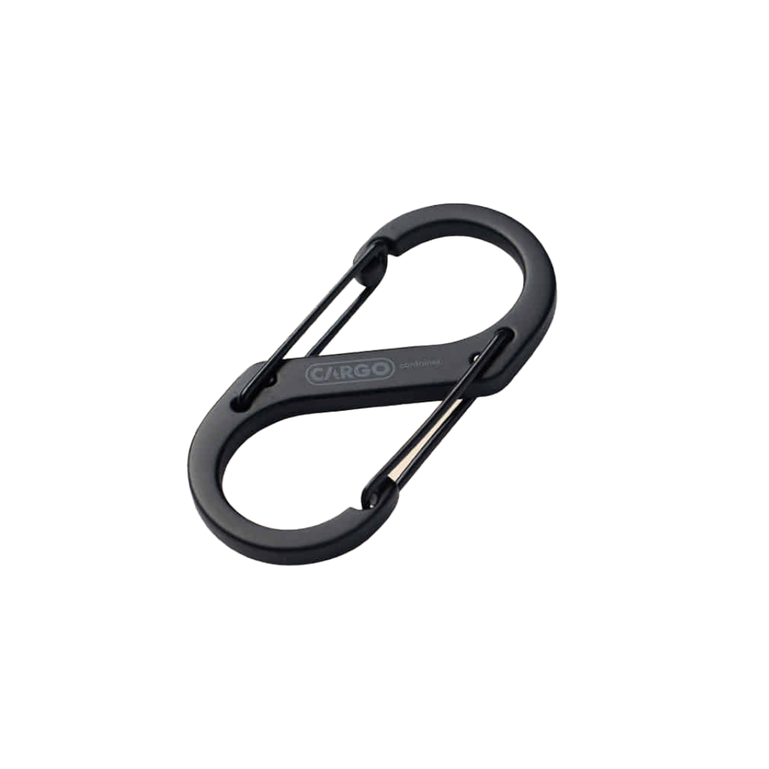 Cargo Container Hard Karabiner L - Black