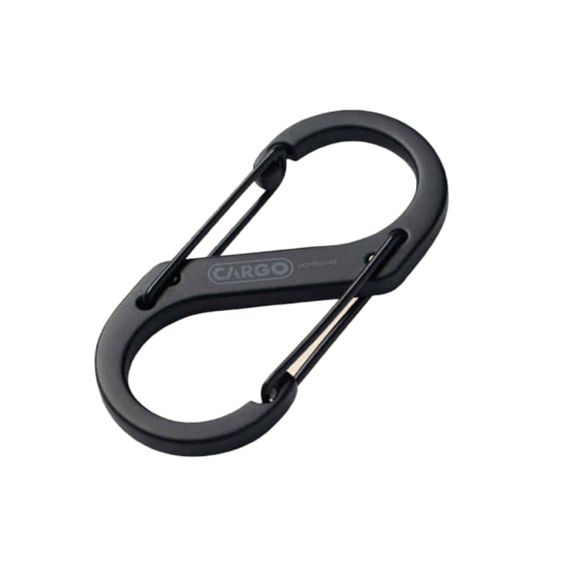 Cargo Container Hard Karabiner M - Black