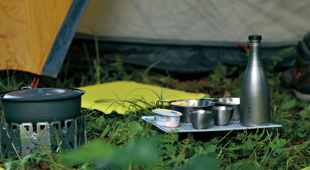Snow Peak Titanium Sake Bottle