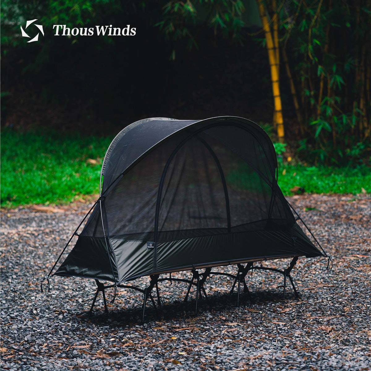 Thous Winds Scorpio 1 person Mesh Tent - Black-Goritta Works Sdn. Bhd. 202501017603 (1619017-X)