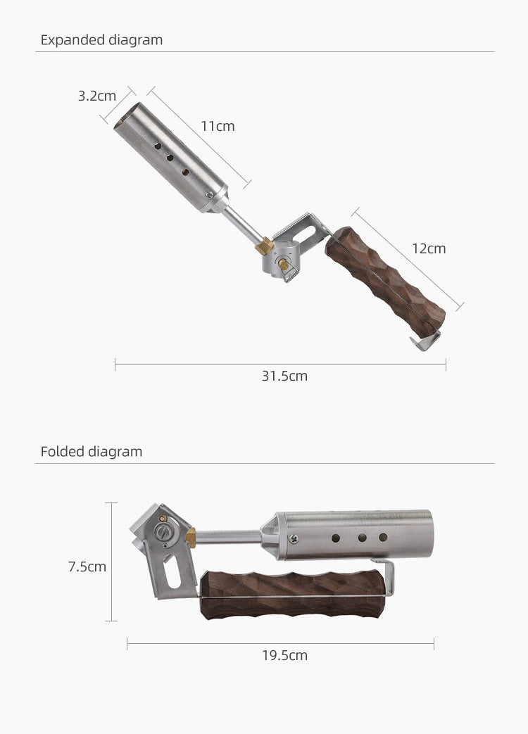 Thous Winds Folding Torch - Black Walnut-Goritta Works Sdn. Bhd. 202501017603 (1619017-X)