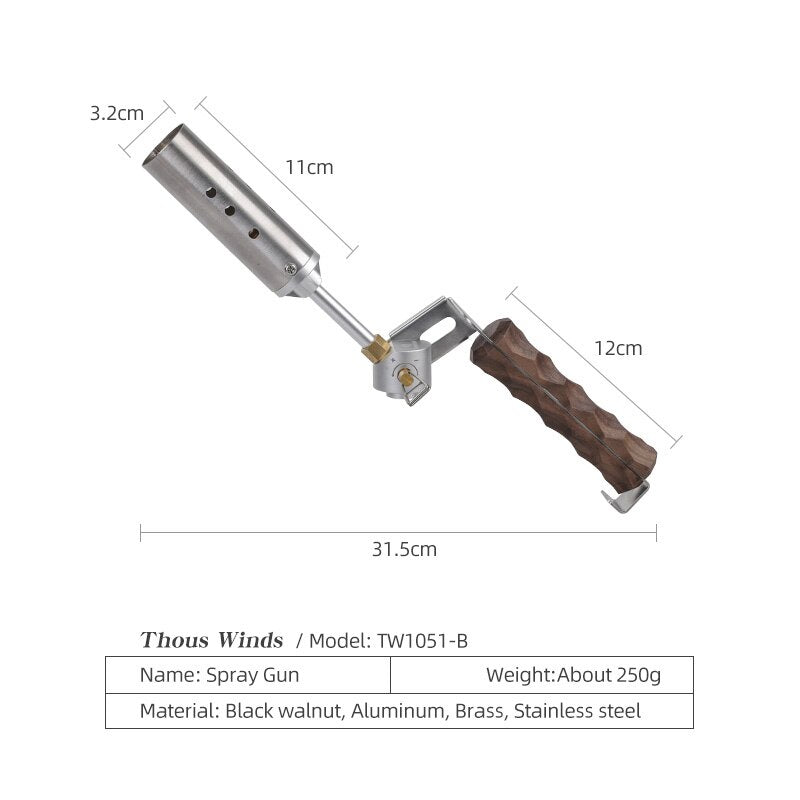 Thous Winds Folding Torch - Black Walnut-Goritta Works Sdn. Bhd. 202501017603 (1619017-X)
