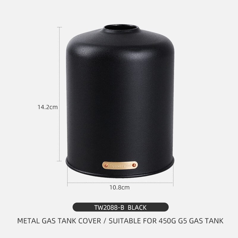 Thous Winds 450g OD Gas Canister Metal Cover - Black-Goritta Works Sdn. Bhd. 202501017603 (1619017-X)
