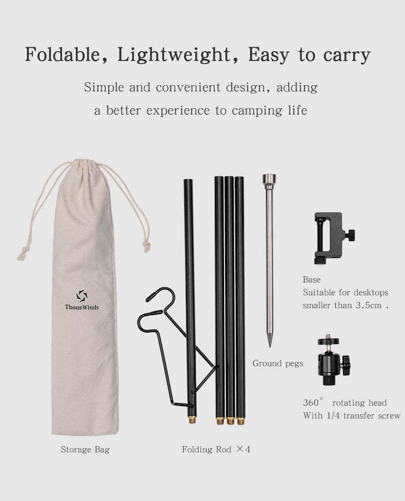 ThousWinds M10 Lightweight Foldable Pole-Goritta Works Sdn. Bhd. 202501017603 (1619017-X)