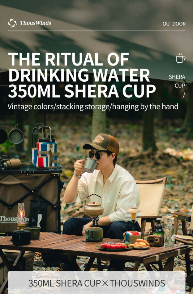 Thous Winds 350ml Sierra Cup - Black-Goritta Works Sdn. Bhd. 202501017603 (1619017-X)