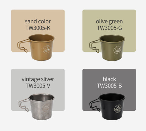 Thous Winds 350ml Sierra Cup - Black-Goritta Works Sdn. Bhd. 202501017603 (1619017-X)