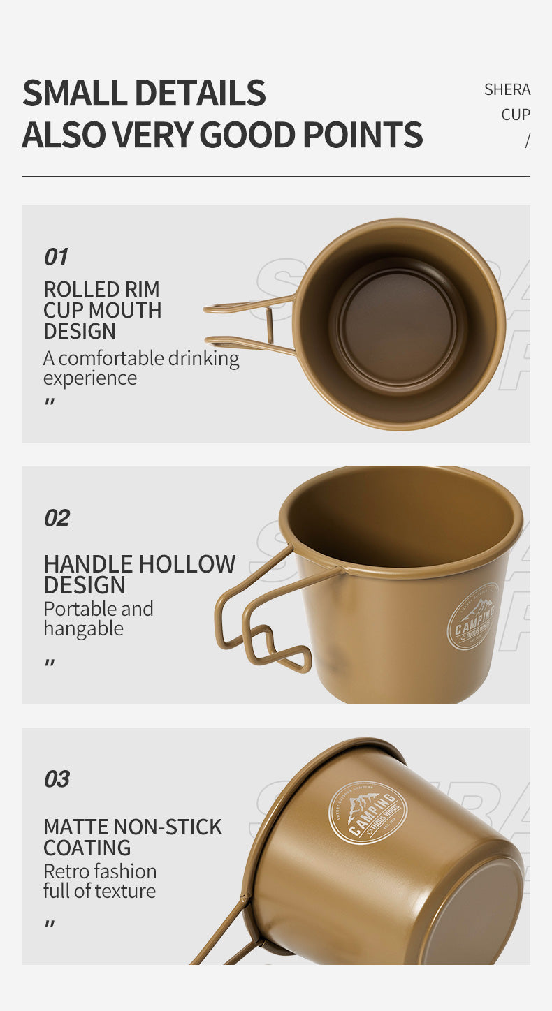 Thous Winds 350ml Sierra Cup - Black-Goritta Works Sdn. Bhd. 202501017603 (1619017-X)