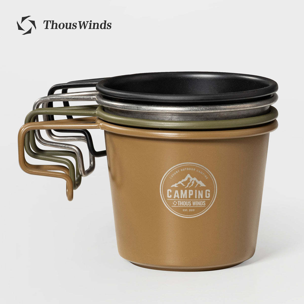 Thous Winds 350ml Sierra Cup - Black-Goritta Works Sdn. Bhd. 202501017603 (1619017-X)