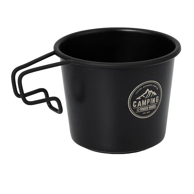 Thous Winds 350ml Sierra Cup - Black-Goritta Works Sdn. Bhd. 202501017603 (1619017-X)