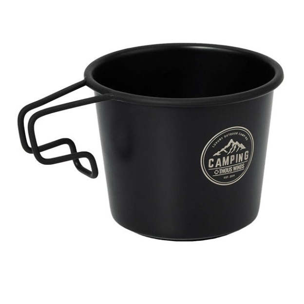 Thous Winds 350ml Sierra Cup - Black-Goritta Works Sdn. Bhd. 202501017603 (1619017-X)